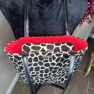 Vintage Kate Spade Giraffe Print Purse